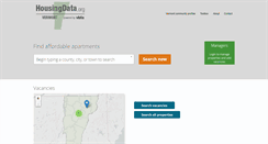 Desktop Screenshot of housingdata.org